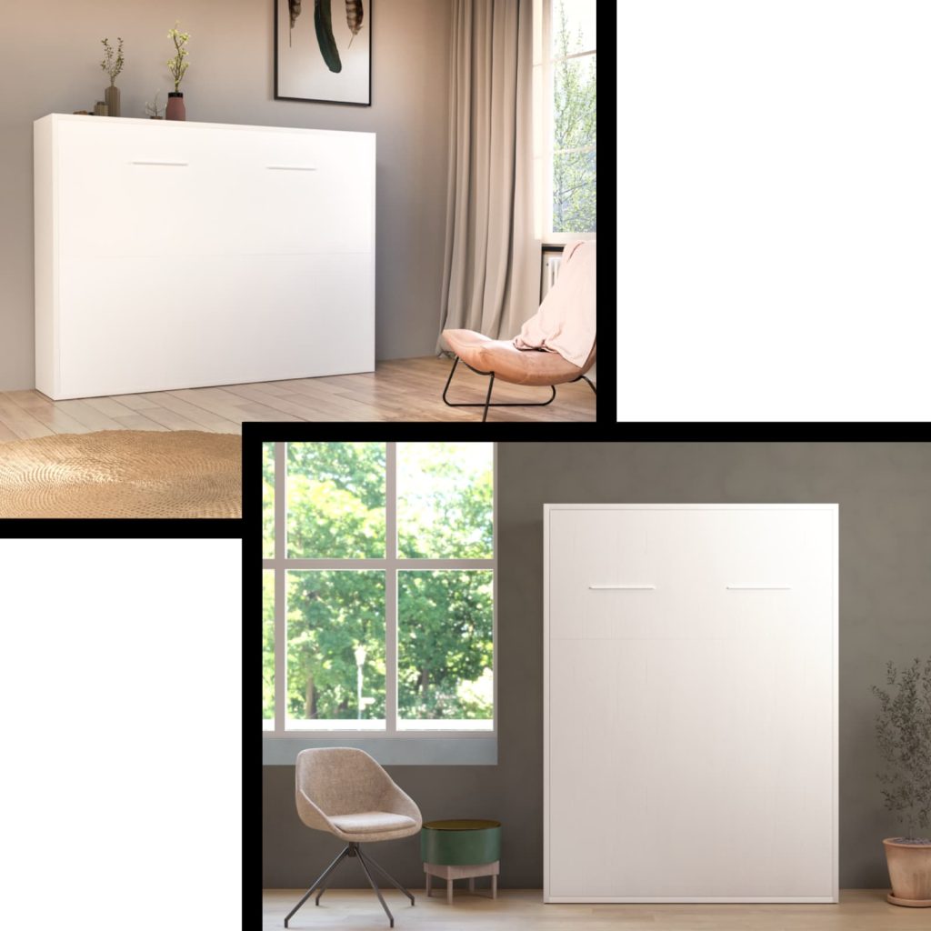 Cama abatible vertical y horizontal en comparativa