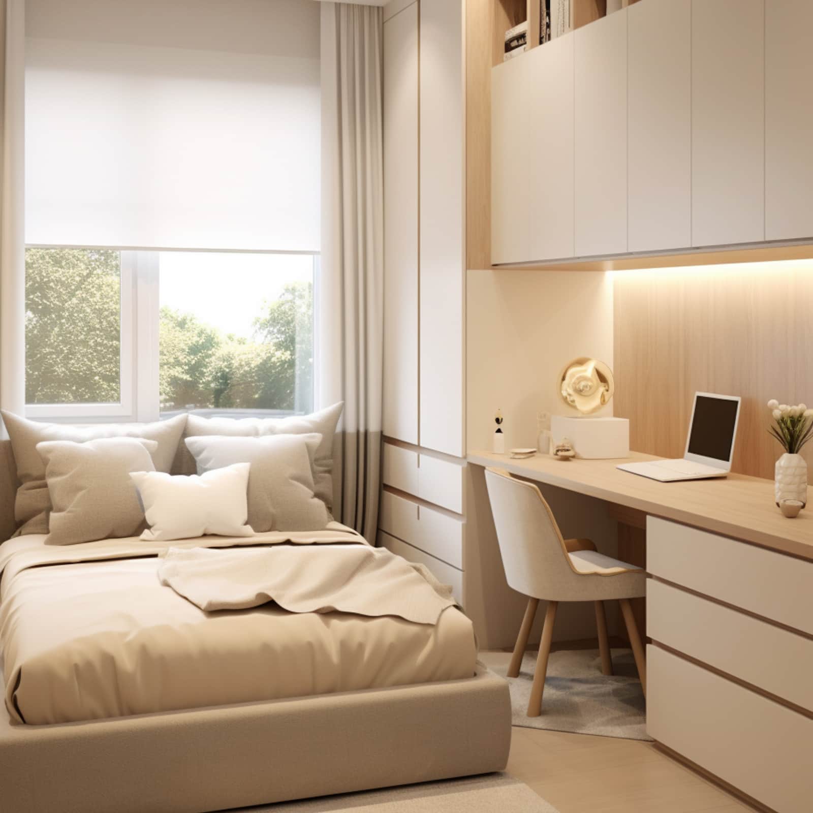 Cómo decorar un dormitorio pequeño para que parezca más grande